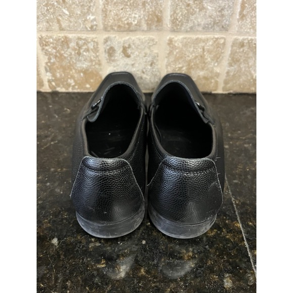 Salvatore Ferragamo Moccasin With Gancini Ornament‎ Size 10.5 Black